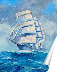   Постер Учебный корабль Авраам Ридбер