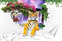   Постер Тигры 4092