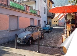   Постер Старые авто в тени