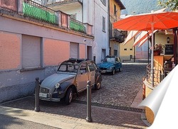  Постер Старые авто в тени