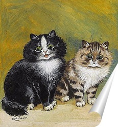   Постер Два маленьких котенка