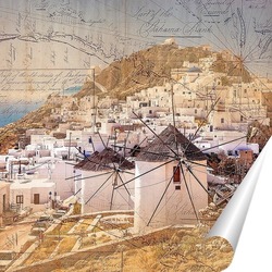   Постер Греция, Киклады