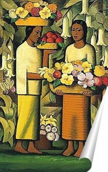   Постер Женщины с цветами