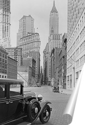  Рабочий помогает поднять Эмпайр Стейт Билдинг 25 этажей, 1931