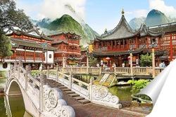   Постер Китайский сад