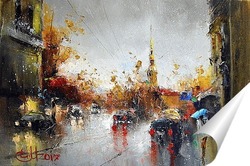   Постер Питерский дождь