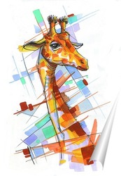   Постер жираф