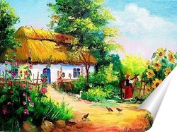   Постер Украинское село