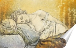   Постер Спящая женщина