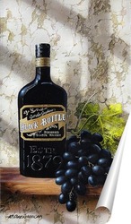   Постер Черный виноград