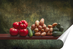   Постер Натюрморт с овощами