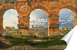   Постер Вид на Рим через арку