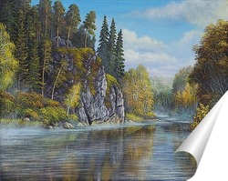   Постер Осень на Чусовой