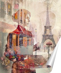   Постер Художник в Париже