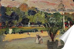   Постер В саду Люксембург, 1897