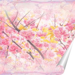   Постер Весенние ветви