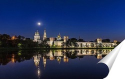   Постер Новодевичий монастырь в ночи