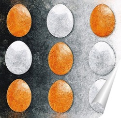   Постер Крестики - нолики или яйца и яйца..