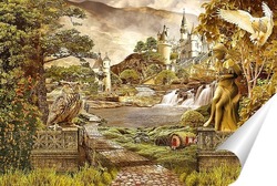   Постер Сказочный пейзаж