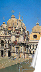   Постер Внутренний двор Дворца Вождя Венеции (1883)