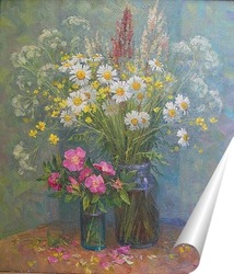   Постер Цветы полевые