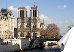   Постер Географическое и духовное «сердце» французской столицы