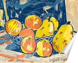   Постер Натюрморт с фруктами