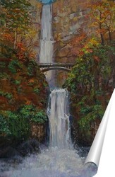   Постер Водопад "Малтнома"