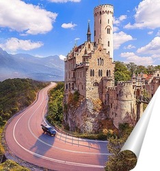   Постер замок Лихтенштейн