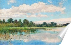   Постер Озеро пейзаж
