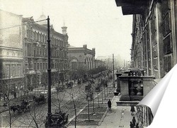  Средние городские ряды, Хрустальный переулок. 1866 год
