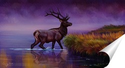   Постер Благородный олень