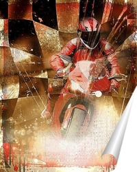   Постер Спорт.Мотогонки