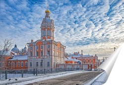  Зима в Павловске. Храм Дружбы.