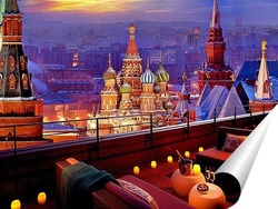   Постер Ночная Москва