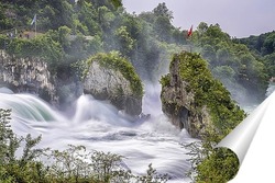   Постер Рейнский водопад