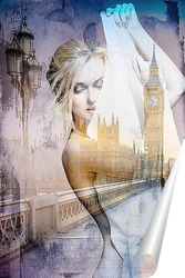   Постер Лондонская мостовая
