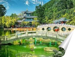   Постер Китайский сад