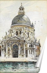   Постер Санта-Мария-де-ла-Салюте, Венеция