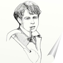   Постер Есенин