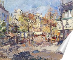   Постер Осенний Париж