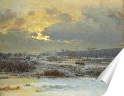   Постер Тройка в снегу
