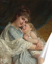  Девочка с корзинкой слив 1875