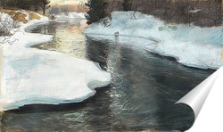   Постер Таяние льда, 1887