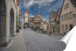   Постер Стариный город в Баварии