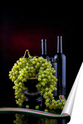   Постер Натюрморт с виноградом