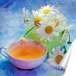   Постер Ромашковый чай.