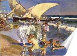  Бег вдоль пляжа , 1908