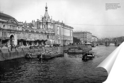  Вид на Дворцовую набережную и Зимний дворец 1902