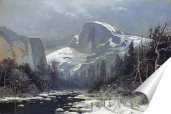   Постер Зима в долине Йосемити